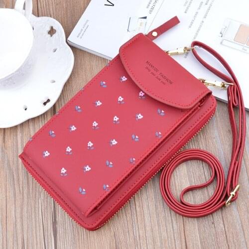 New Mobile Phone Bag Lady Small Bag Long Zipper Multifunctional Cross-body Bag Shoulder Bag