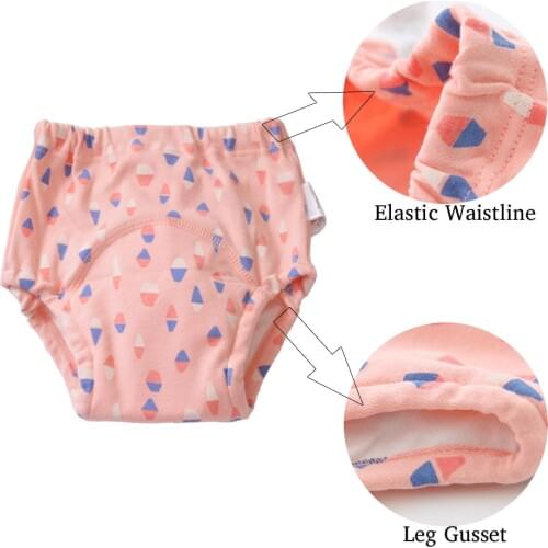 Babyfriend Reusable Baby training panties Washable Newborn Cloth Diaper Nappies Waterproof Potty Training Pants Toddlers 12 pcs