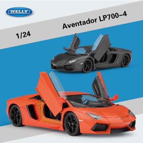 WELLY 1:24 LP610 LP700 Sports Car Simulation Alloy Car Model Alloy Metal Diecast Cars Model Crafts Decoration Collection Toy