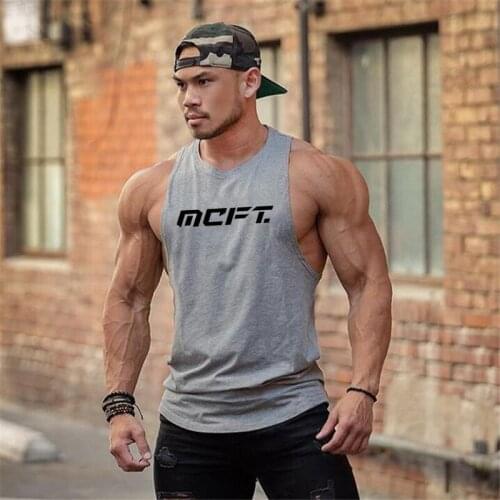 Mens Clothing Brand Workout Casual Comfortable Fitness Singlets Gym Tank Top Bodybuilding Fashion Vest Sleeveless Sports Shirt