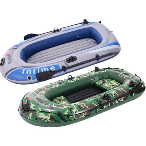 Inflatable Fishing Boat Thickened Kayak Carrying Inflatable Boat Assault Boat Can Be Folded 2-3 People Drifting Boat