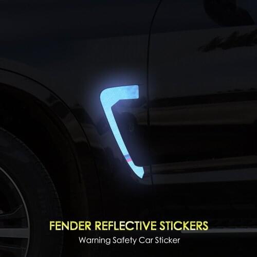 Reflective Tape Car Front Fender Side Air Vent Decal Cover Trim Sticker For BMW X Series X5 F15 X5M F85 Shark Gills Accessories