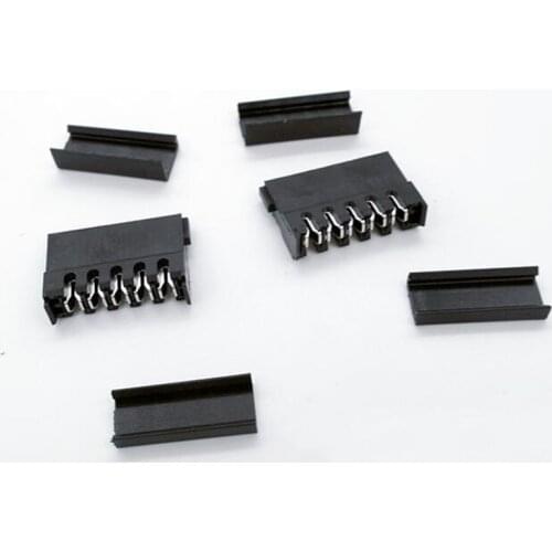 Pierce Type Female SATA Plastic Shell With 180 Or 90 Degrees Cap For PC Computer ATX Hard Disk Power Connectors Housing