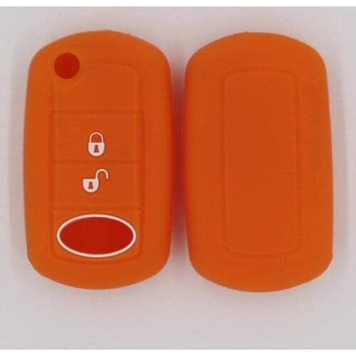 4PC Silicone Car Key Cover Case For Land Rover Freelander 2 Range Rover Velar 2020 Discovery Vogue Accessories Key Holder