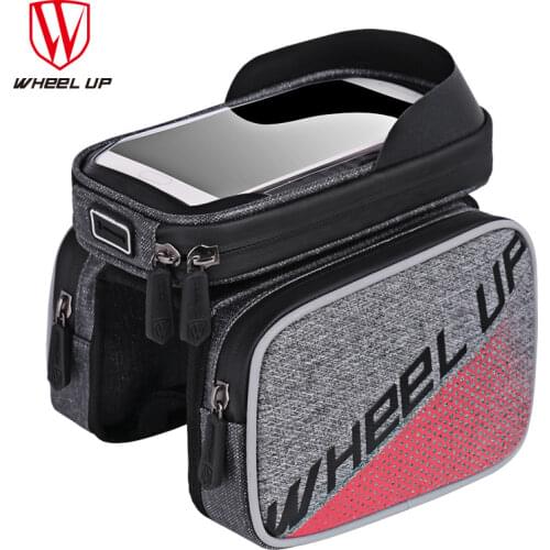 6.0 Inch Waterproof Touch Screen Bike Bag Top Tube MTB Cycling Riding Frame Front Head Bags Cell Phone bicycle bag