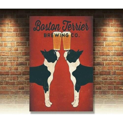 Vintage Retro Animal Metal Sign For Home Decor Bar Plaque Pub shop Outdoor Signs