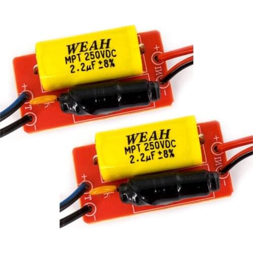 2PCS 1 Way 40W Hifi Treble Tweeter Frequency Divider Home Car Stereo DIY Audio Crossover Filters