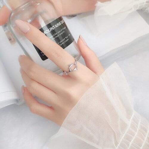 YIZIZAI Vintage Silver Color Branch Rings for Women Fashion Adjustable Size Finger Rings Anillos Mujer