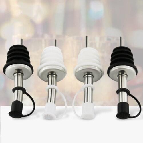 1PCS Multifunction Wine Pourer Stainless Steel Wine Stopper Olive Pourer Dispenser Bottle Mouth With Stopper Kitchen Tools Gifts