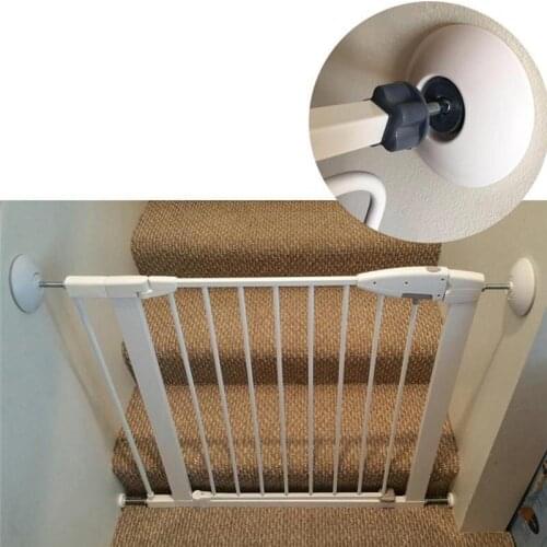 2 Pc/set Pet Gates Wall Guard Safe Wall Bumpers Guard Wall Protector Cups Pads For Pressure Gate Door Stairs New