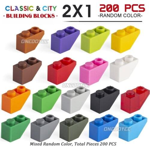 2X1 Classic Building Blocks For Children Toys Colorful Building Blocks City DIY Creative Bricks Bulk Bricks100-500PCS