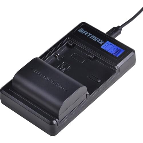 Batmax 1pc LP-E6 LP E6 LP-E6N Bateria+New LCD USB Charger For Canon 5D Mark II III 7D 60D EOS 6D 70D 80D 90D EOS R R5 R6 RP