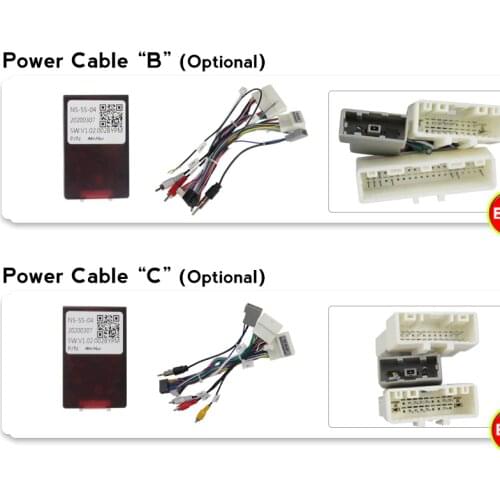 Navifans Car Product GPS Accessories Radio player Power cable with Canbus box for Nissan Qashqai X-Trail Rogue