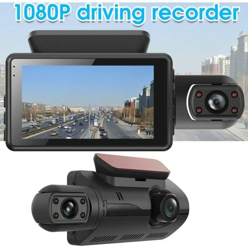 1080P Dual Lens Car Recorders Car DVR Front and Rear Camera Video Dash Cam Recorder Night Vision Video recorders Dash Cam New