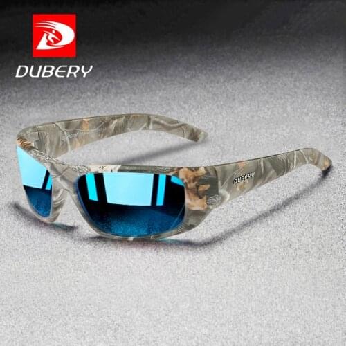 DUBERY Brand Mens Fashion Casual Polarized Sunglasses Suitable For Cycling Driving Traveling, with Stylish Prints DD1418