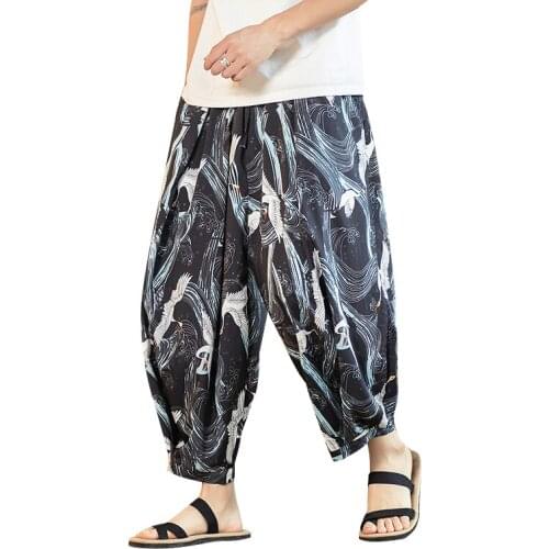 New Mens Spring Summer Wied Leg Pants 2021 Streetwear Loose Casual Male Harem Pants Oversize Harajuku Hip Hop Pant Trousers Men