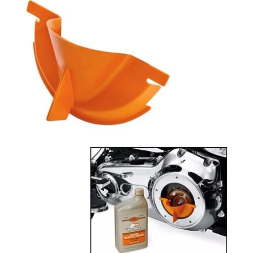For Harley motorcycle Trike Softail Touring Dyna 06-17 Motorcycle Primary Case Oil Fill Funnel Orange Clutch Fill Funnel Tool