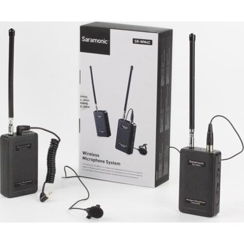 Saramonic SR-WM4C 4-Channel VHF Wireless radio mic Lapel Lavalier Microphone for dslr Camera Camcorders