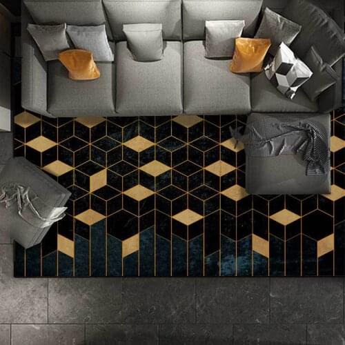 New Nordic Style Carpets For Living Room Bedroom Decorative Carpet Modern Geometric 3D Floor Wholesale/dropshopping Rug Printing