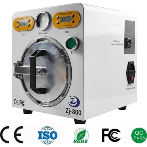 OCA Bubble Defoaming Machine Samll Middle Size Removes Bubble Auto Air-lock For IPhone Samsung Flat Edge LCD Screen Repair