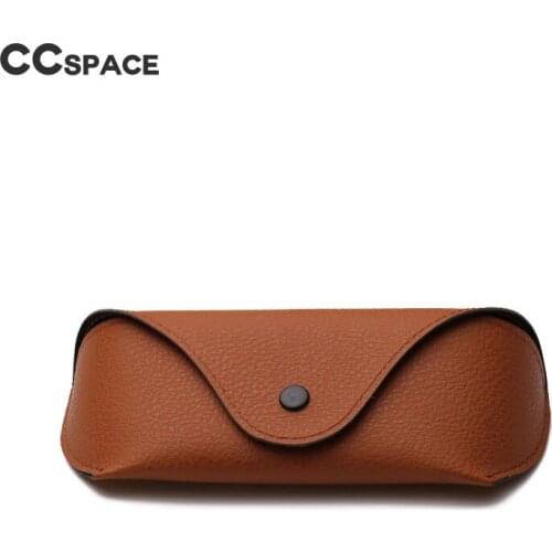 Portable Unisex Faux Leather Eye Glasses Sunglasses Holder Box Case Cover Glasses Upmarket Box CaseH