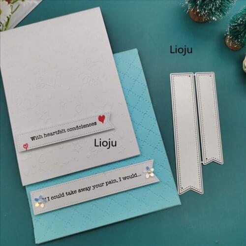 Greeting card label Metal Cutting Dies Stencils for DIY Scrapbooking DIY Clear Stamps Steel Embossing Craft Decoration Stencil F