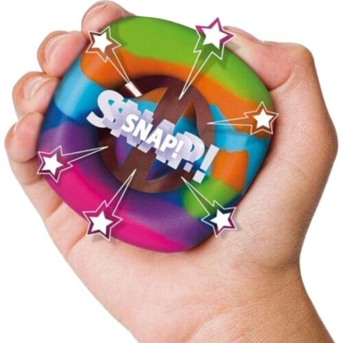 Simple Snapper Sensory Fidget Snap Hand Grip Toy Relief Stress Relieve Anti-anxiety Silicone Toy Fidget Sensory Toy Brinquedos