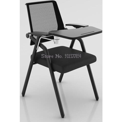 Folding training chair with table board conference chair with writing board conference room conference chair training class chai
