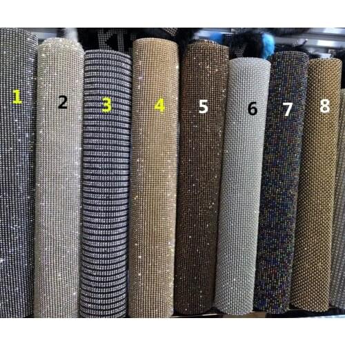 Crystal wedding dress lace SYJ-10315 embroidered stones Lace Fabric For Nigerian Partys Dress