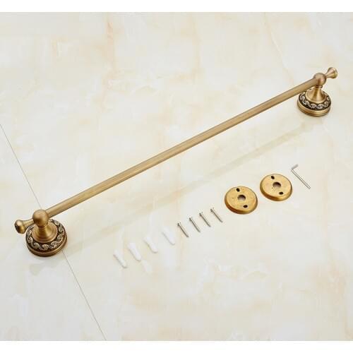 Vidric All Brass Antique carved Towel Rack Towel Bar Towel holder toalha bar Bathroom Accessories Free Shiiping