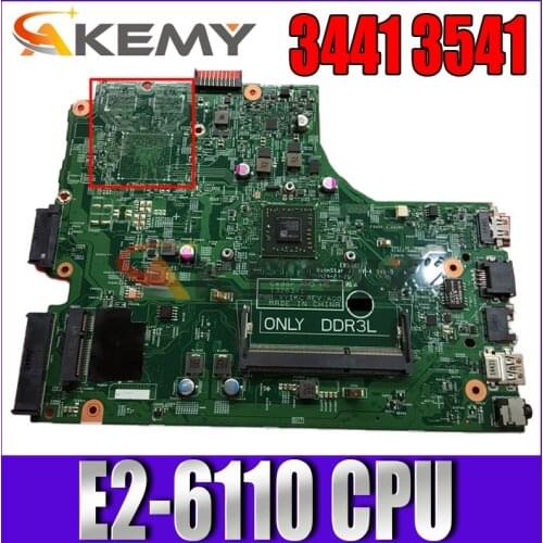 High quality For DELL Inspiron 3441 3541 CN-01C4VF 01C4VF 1C4VF 13283-1 E2-6110 CPU Laptop motherboard 100% working well