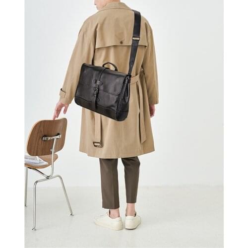 YUNFAN Men's Black Bags