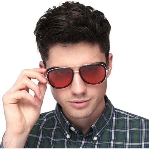 Iron Man 3 Matsuda TONY stark Sunglasses Men Rossi Coating retro Vintage Designer Sun glasses Oculos Masculino Gafas de UV