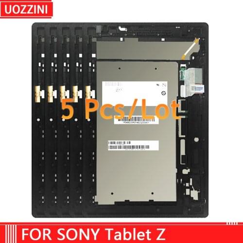 5Pcs 10.1'' For Sony Xperia Tablet Z SGP311 SGP312 SGP321 LCD Display With Touch Screen Digitizer Replacement For Sony Tablet Z