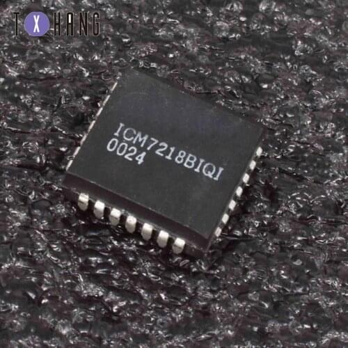 1/5PCS ICM7218BIQI 7218BIQI PLCC 8 Digit LED Display Driver 28PINS diy electronics