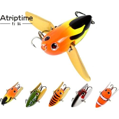 1Pcs Cicada 58mm/12.5g Perch Insect Lure Bait Fishing Lure Treble Barb Hooks Fishing Tackle Artificial Bait Fishing