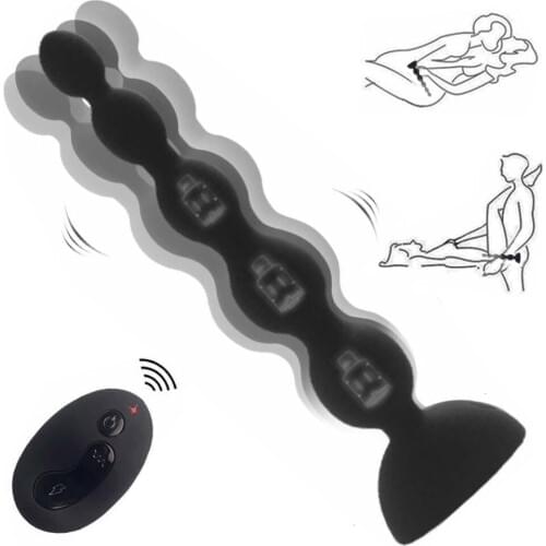 10 Powerful Stimulation Patterns 3 Speeds For Wireless Remote Control Anal Vibrators Pleasure Sex Toys For Men Woman Couples