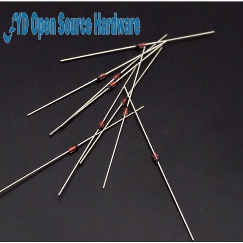 100pcs 1N4148 IN4148 DO-35 Switching Diodes