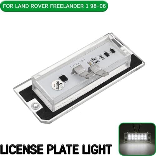 2pc LED License Number Plate Light Lamp For Land Rover Freelander 1 1998 1999 2000 2001 2002 2003 2004 2005 2006