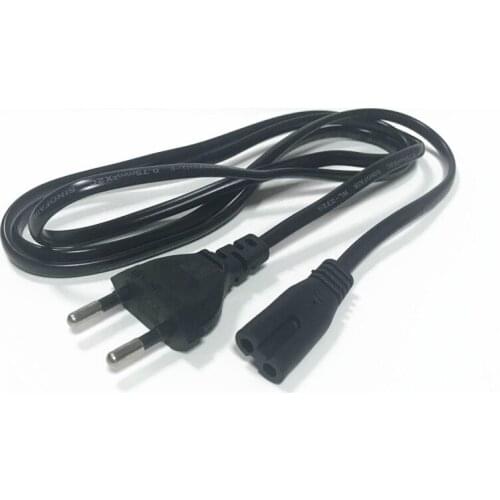 2021 NEW Axuhtil Universal 1.5m EU Standard to Figure 8 C7 2-Pin Plug AC Power Cable Lead Cord New High Quality