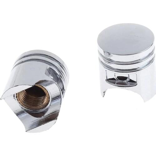 4pcs silver Car Auto Universal Wheel Tire Tyre Valve Stem Caps Dust Covers Motorcycle Bike Airtight Stems