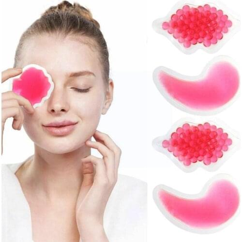 6pcs/set Face Ice Pack Cold Hot Gel Packs Face Eye Therapy Pack Care Skin Pack Cosmetic Eye Tools Lip Lip Ice Gel Z4o5