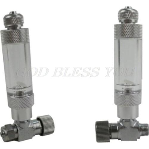 Aquarium CO2 Regulator Needle Valve Adjustment Kit Bubble Valves Counter Mini CO2 Single/Double Head System for Fish Tank