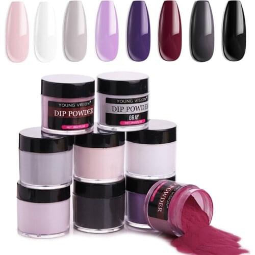 8 Colors Glitter Nail Powder Dipping Mirror Sparkling Flakes Pigment Dust Gel Polish Powder Chrome Pink Nail Art DecorationTSLM1