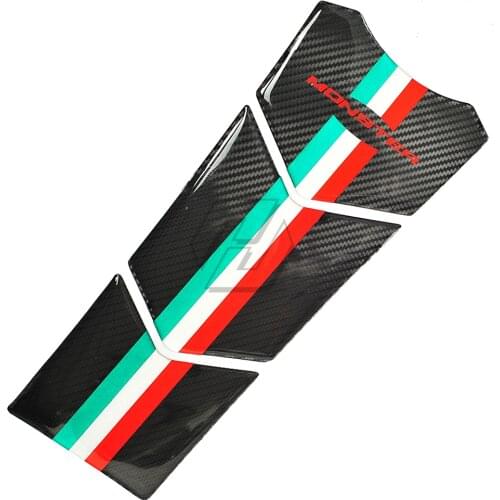 3D Carbon Look Motorcycle Tank Pad Protector Oil Sticker Case for Ducati Monster 600 620 696 750 821 900 1998-2019