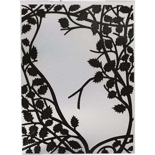 DIY Scrapbooking Branch Garden Embossing File Templates Card Making Plastic Template Garden Crafts Sewing Embossing Folders