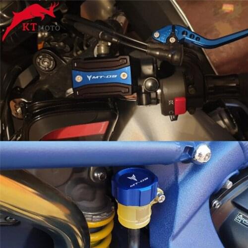 For Yamaha MT09 MT 09 MT-09 TRACER MT09 2015-2021 2020 Motorcycle CNC Rear & Front Brake Fluid Reservoir Cap Cylinder cove