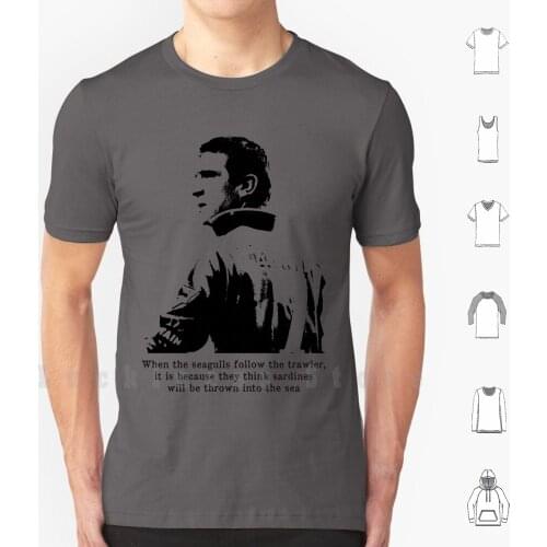 Eric Cantona T Shirt Big Size 100% Cotton Eric Cantona City England France Paris Soccer Football Legend Ibrahimovic Beckham