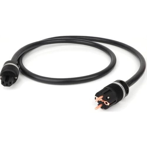 Monosaudio P901 Hi-End OFC Copper Schuko Power Cord Cable HIFI Extension AC Power Cable HiFi EU Version Power Cord Cable