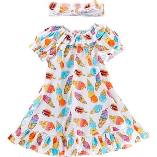 Summer Princess Sleeveless Polka Dots Sleeveless Party Pageant Dress Clothes Costume Clothing Toddler Baby Girls Dress